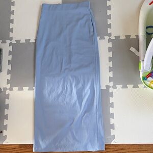 Zara Light Blue Pencil Skirt
